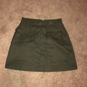 very cute army green skirt